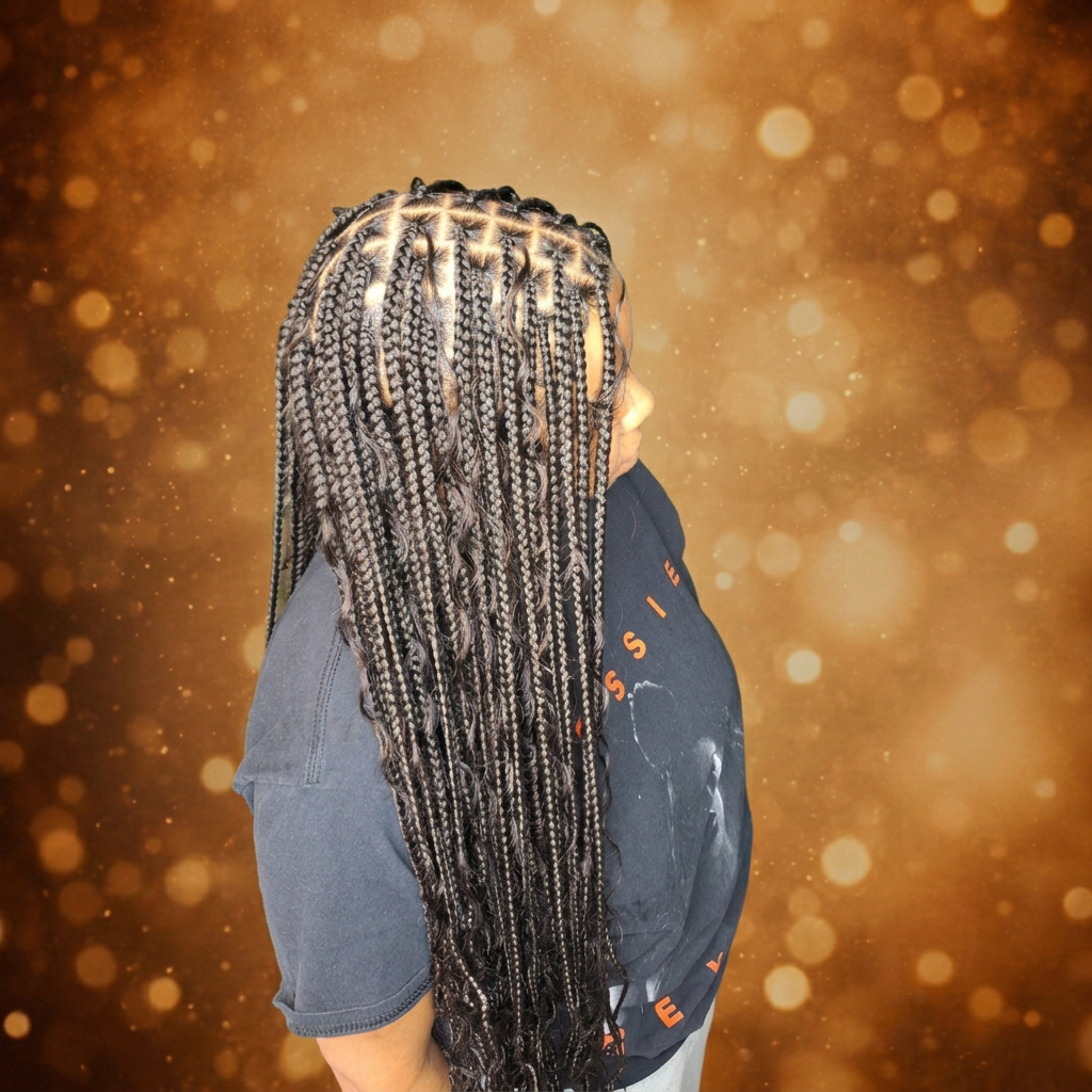 Braided hairstyle by ZK Beauty Salon Spa